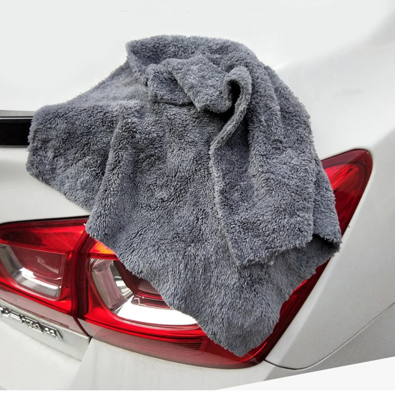 40X40CM Coral Velvet Car Wash Microfiber Towel Polishing Cloth Soft Edgeless Car Detailing Waxing Towel Accessories 1pc Microfiber Towel Microfiber Washing Towel Car Washing Towel Microfiber Car Towel Microfiber Towels Car Drying Towel