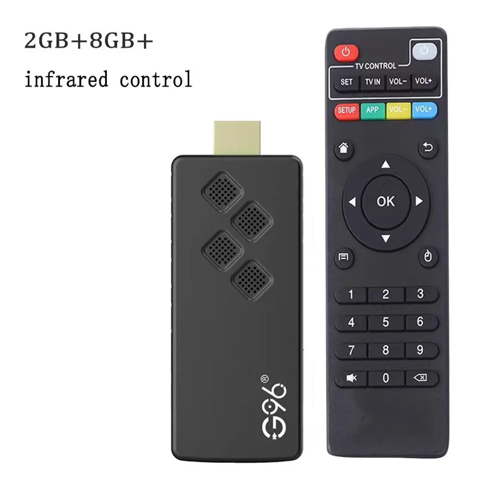 Android13 Smart TV Stick Netflix IATV G96 Tv stick Q2 4K HDR10+ Dual 2.4G5GWifi Youtube Streaming Media player