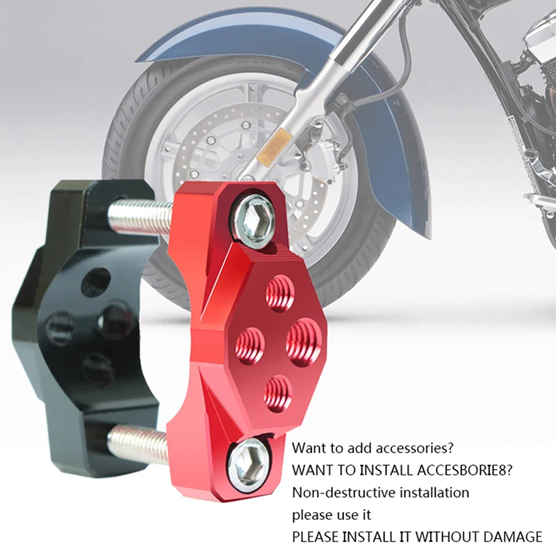 Motorcycle Stent 32/42/54mm Bracket Bumper Clamp headlight Mount Clip Holder