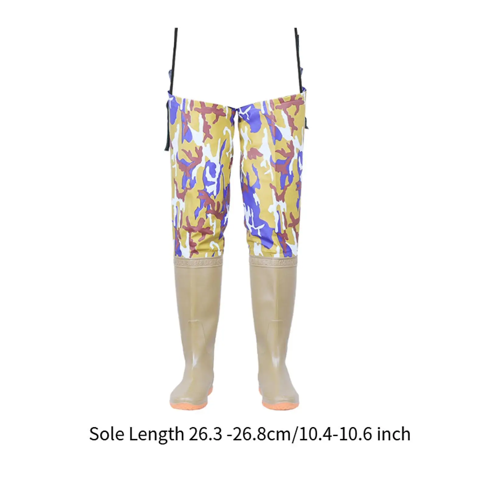 Waders PVC Thigh Waders Anti Skid Watertight Fishing Waterproof Hip for Gardening Hunting Agriculture Fishing