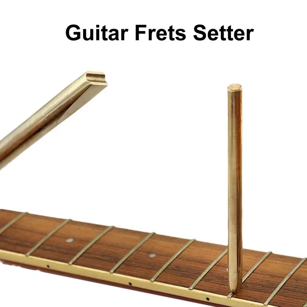 Guitar Frets Setter Fret Installation Tool Professional Metal Guitar Fret Wire Setter Essential Tool for Repairing Resetting