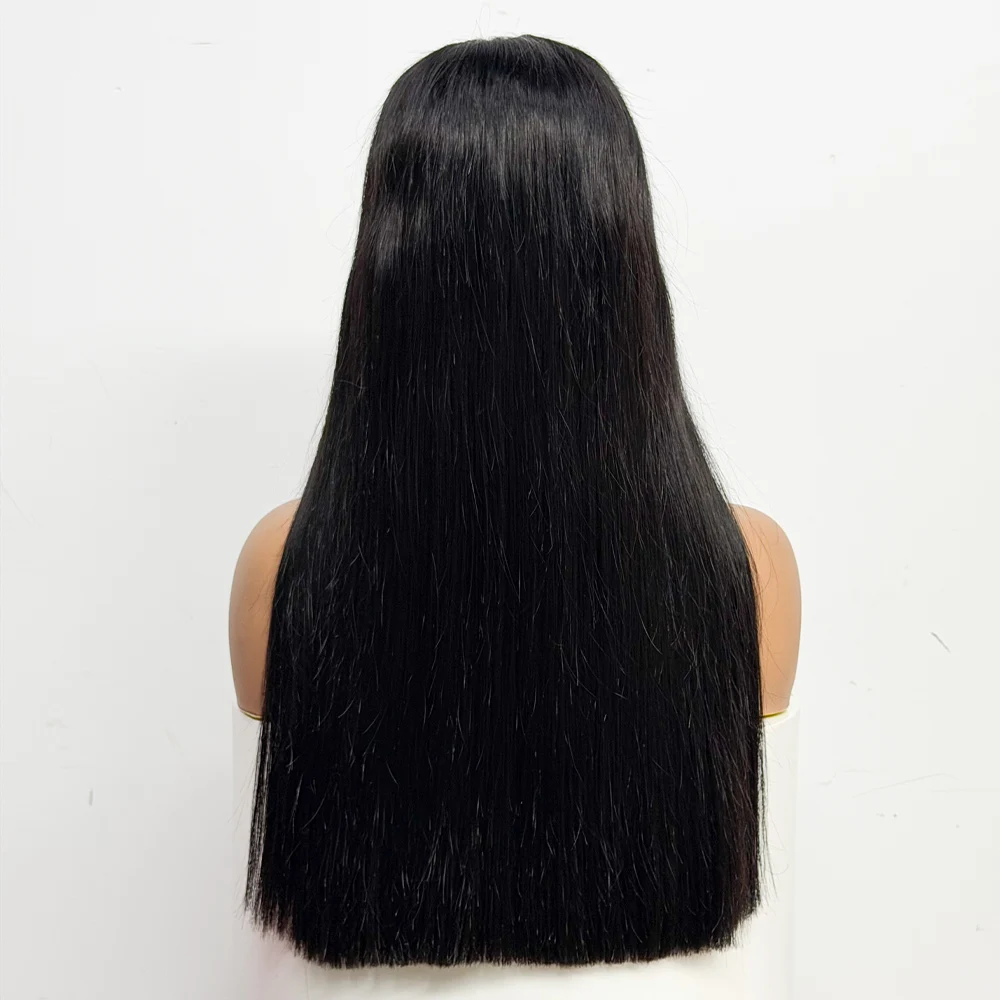 Double Drawn Bone Straight Vietnamese Straight Human Hair 350% Density 5x5 Lace Closure Human Hair Ombre P4/27 For Black Women