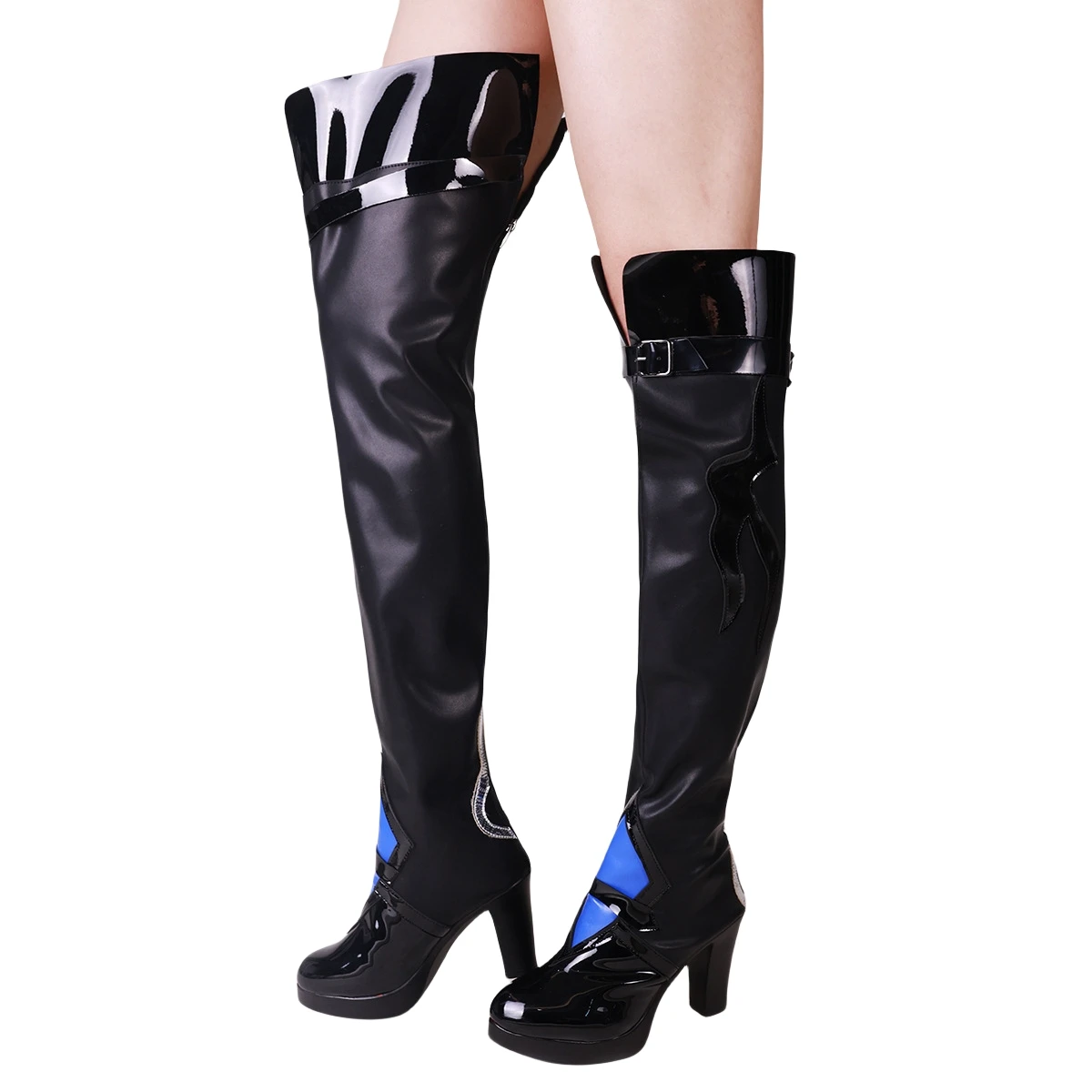 

Honkai Acheron Cosplay Shoes Boot Heel Leather Accessories Halloween Christmas Costumes Footwear Men Women Outfit Party Prop