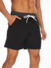 2024 Summer New Men's Shorts Fashion Vacation Beach Pants Men's Large Square Milk Silk Inner Lining 4