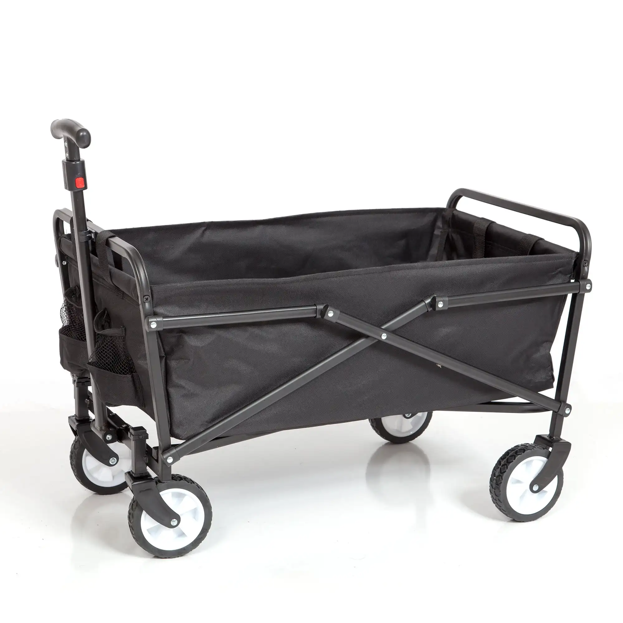 Outdoor Folding Utility Wagon, Black