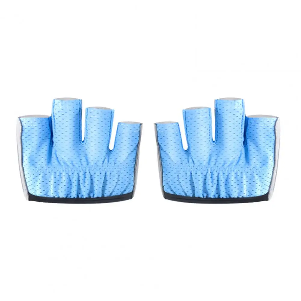 Yoga Gloves Four-finger Sweat Absorption Breathable Mitten Women Fingerless Non-slip Pilates Gloves Fitness Accessories 요가 장갑