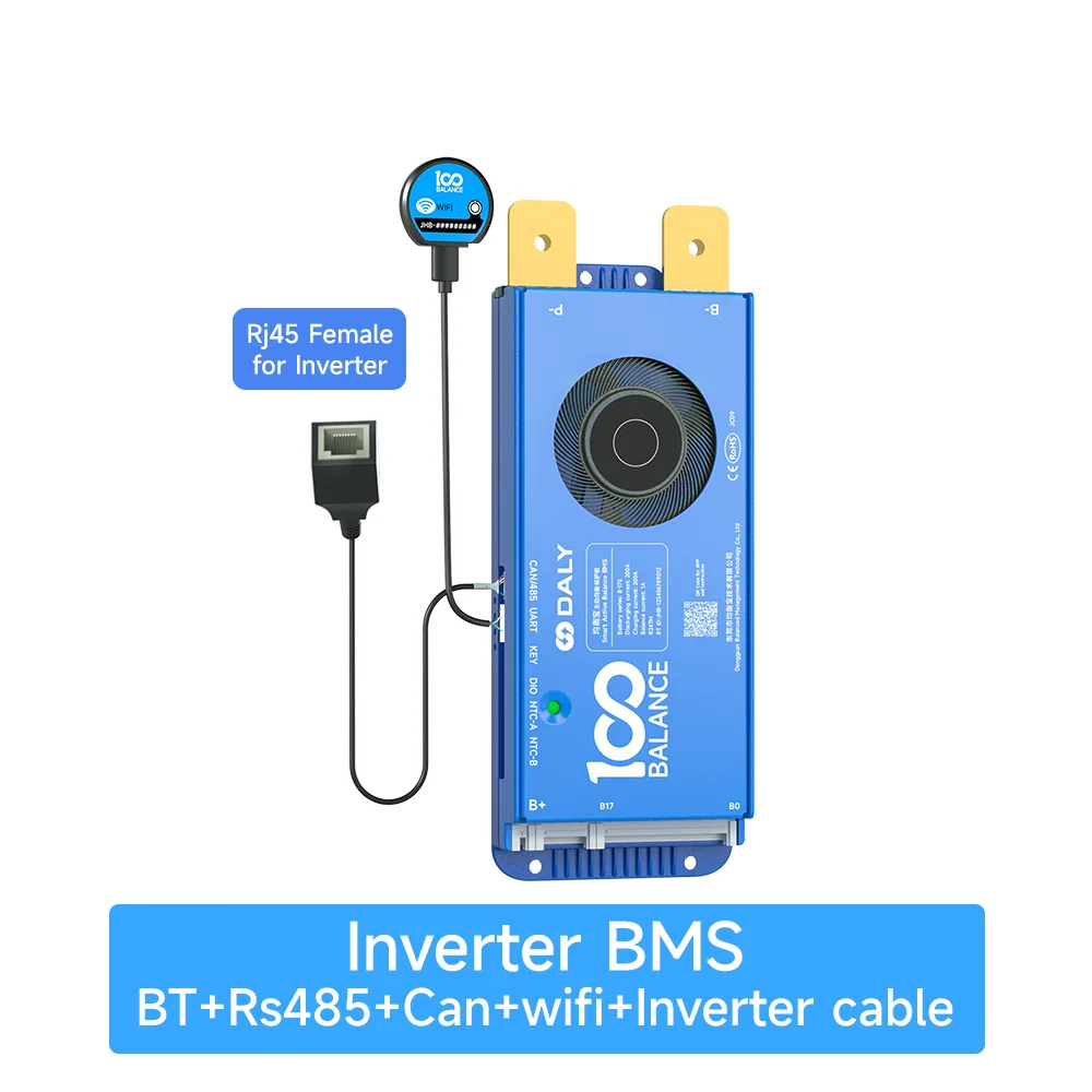 스마트 BMS 와이파이 BMS 액티브 밸런스 BMS 16s LCD 디스플레이, 블루투스 4S, 8S, 24S, 100A, 150A, 200A, jk 인버터 가능, bms jk 4s lifepo4