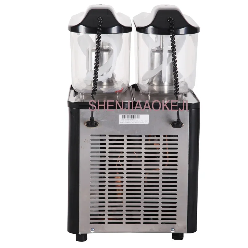 New Upgrade XC212A Snow Melting Machine Double Cylinder 6L*2 Mini Snow Melting Machine Small Commercial Slush Machines