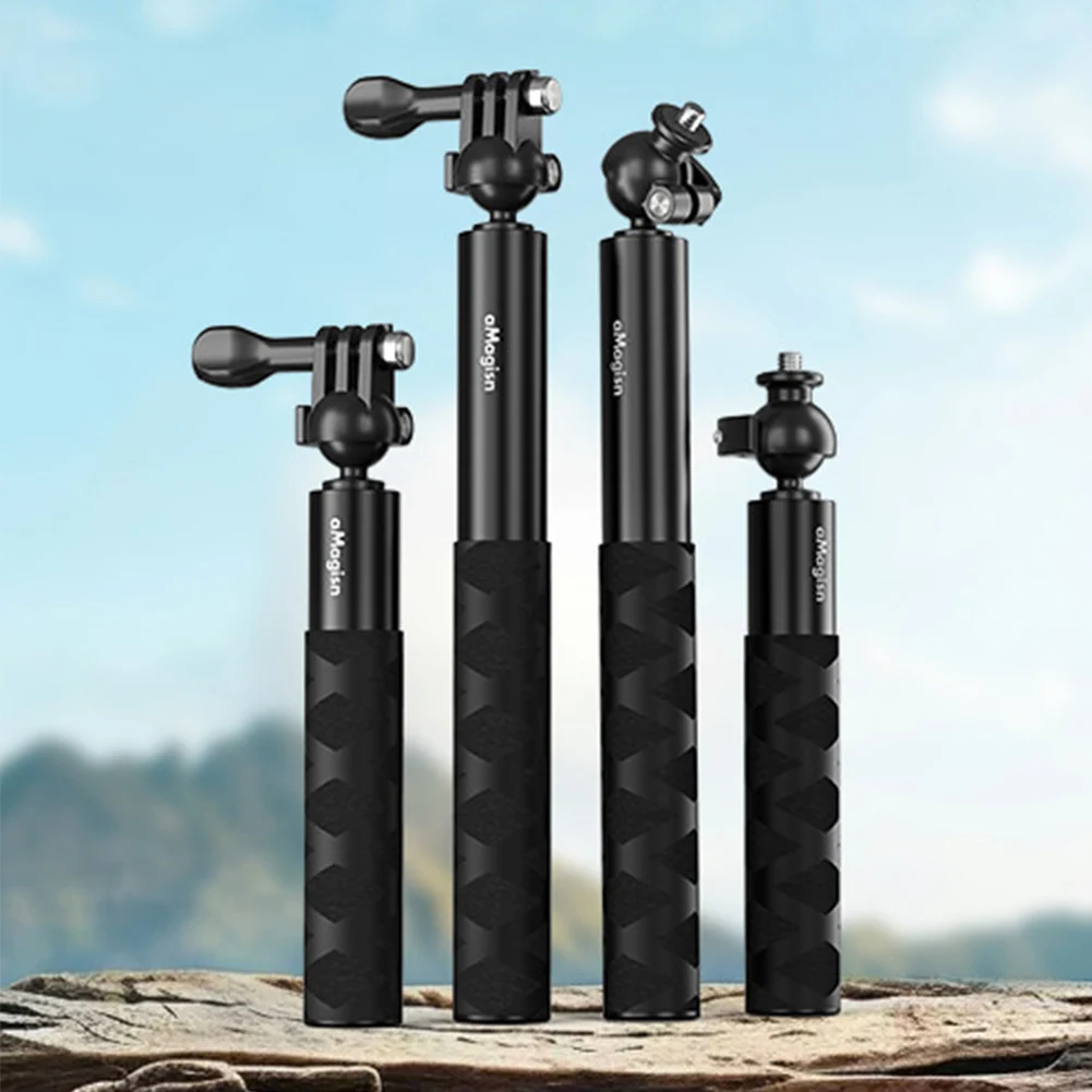 70/120cm Ball Head Selfie Stick for DJI/GoPro/Insta360 Sports Camera Extension Rod Stick Telescopic Selfie Head Ball Accessories
