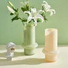 Glass Vase for Flowers Flower Vase, Glass Vases for Centerpieces & Fish Bowl, Flower Vases for Home Wedding Decor 1