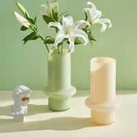 Glass Vase for Flowers Flower Vase, Glass Vases for Centerpieces & Fish Bowl, Flower Vases for Home Wedding Decor 1