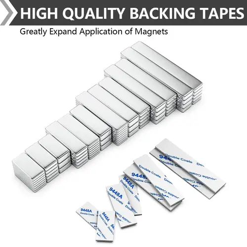 Super Powerful Magnet Neodymium With double-sided adhesive Magnet Block NdfeB N35 Strong Permanent Magnetic imanes Refrigerator - Image 3