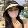 Anti-uv UPF50+ Ice Silk Sunscreen Mask Face Veil Summer Outdoor Riding Hiking Face Mask Breathable Unisex Face Cover Scarf 2