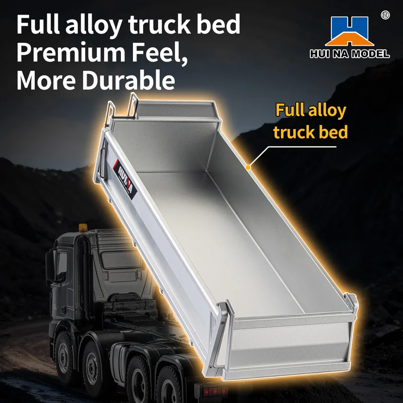 Alloy Remote Control Dump Truck Mixer RC Toy Model
