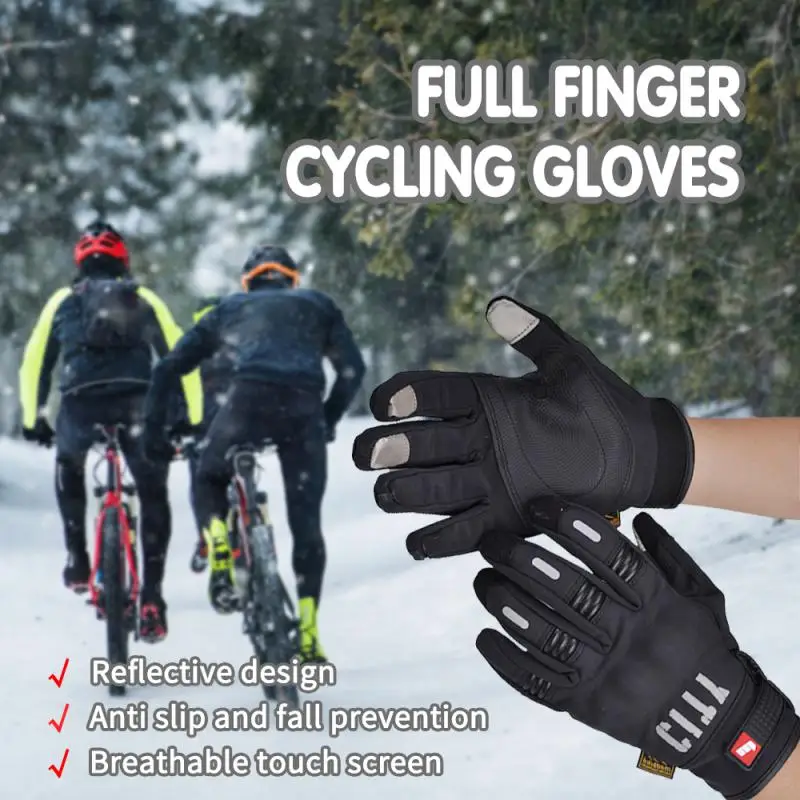 

Winter Full Finger Motorcycle Gloves Waterproof Gant Moto Keep Warm Men Moto Gloves Touch Screen Guantes Motorbike Riding Gloves