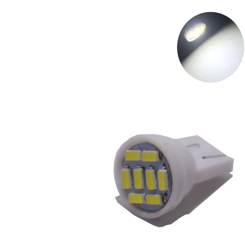 LED �ڵ��� 194 168 192 ���� ���� ���� ����, �ڵ��� �׼�����, ��� DC 12V, T10 3014 8 SMD W5W ����, 4000 ��