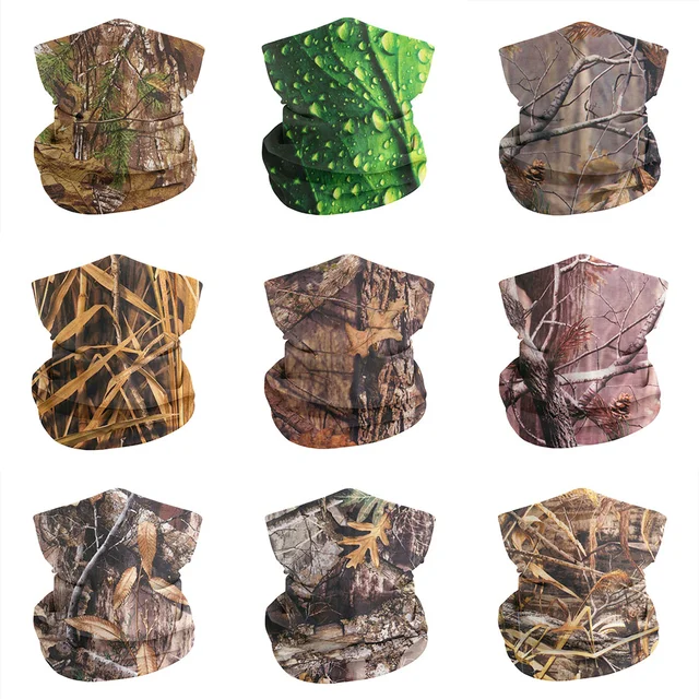 Camo Hunting Tactical Magic Bandana Camouflage Neck Gaiter Tube Mask