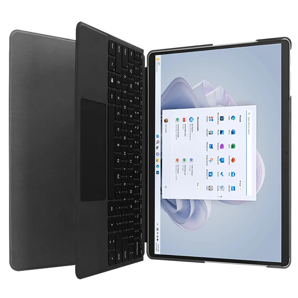 Surface Pro 11 Hoes – Robuuste Beschermhoes Voor Surface Pro 11/10/9/8 13-inch, Transparant, Met Standaard