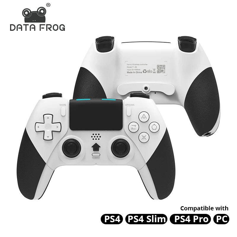 DATA FROG Bluetooth Controller For PS4/Pro/Slim Wireless Gamepad For PS4 Controller Motion Vibration Joystick