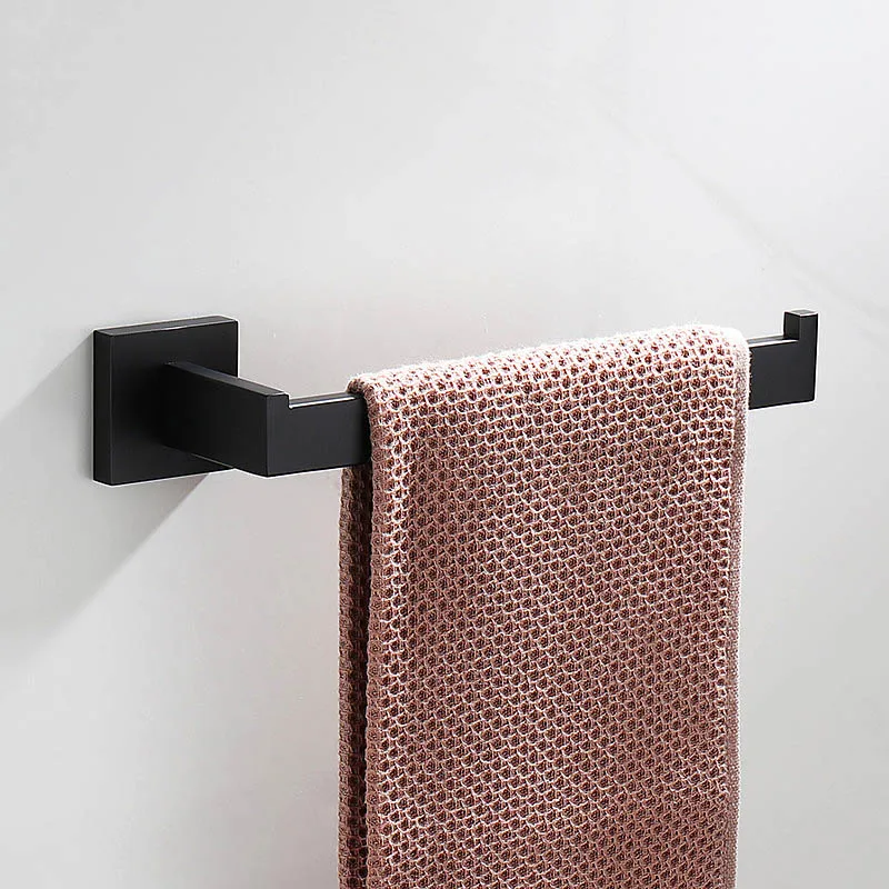 Bathroom Hardware Set Towel Rack Toilet Brush Paper Holder Soap Dispenser Towel Bar Hook