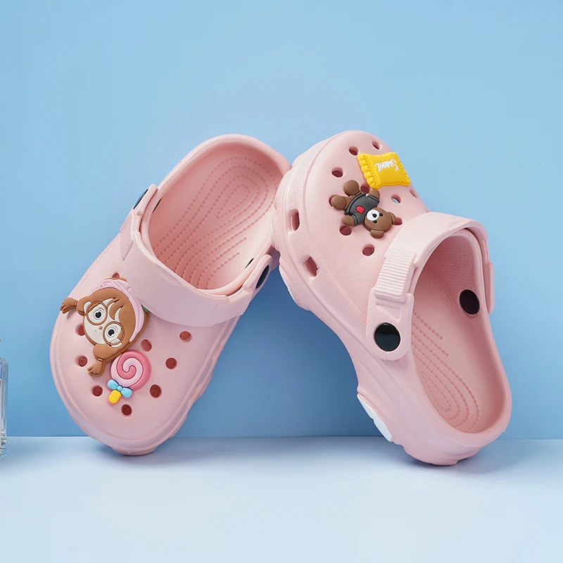 Summer Kids Sandals 3-15 Years Children's Slippers Baby Girls Shoes Non-Slip Clogs Cartoon Cute Infant Girls Sandals Boys Shoes kids sandals,garden clogs shoes