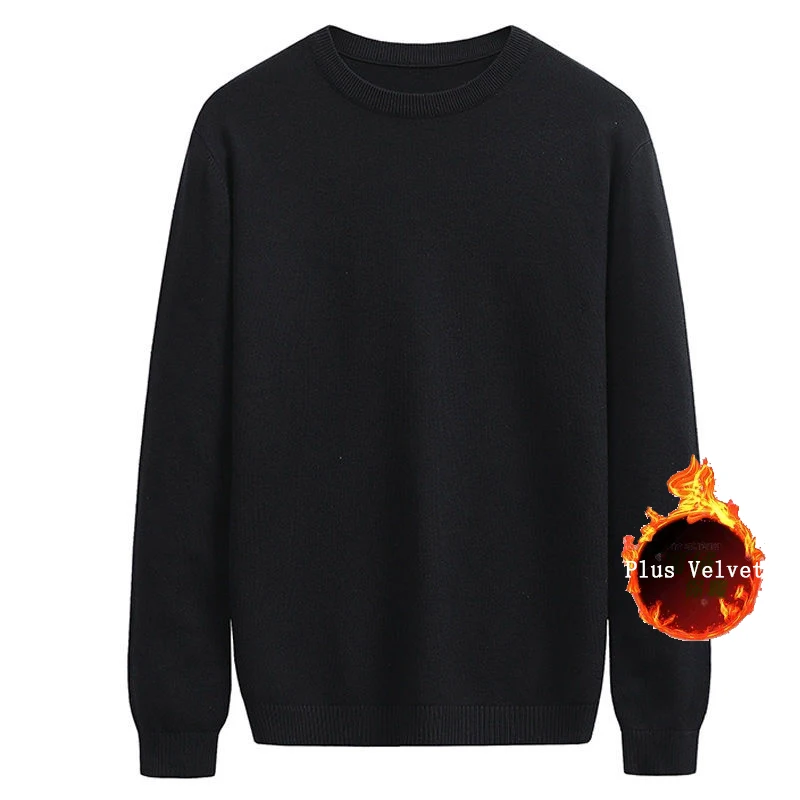

2022 New Autumn Winter Men's Sweater Warm O Neck Sweater High Quality Fashion Casual Comfortable Pullover Thick Sweater Male