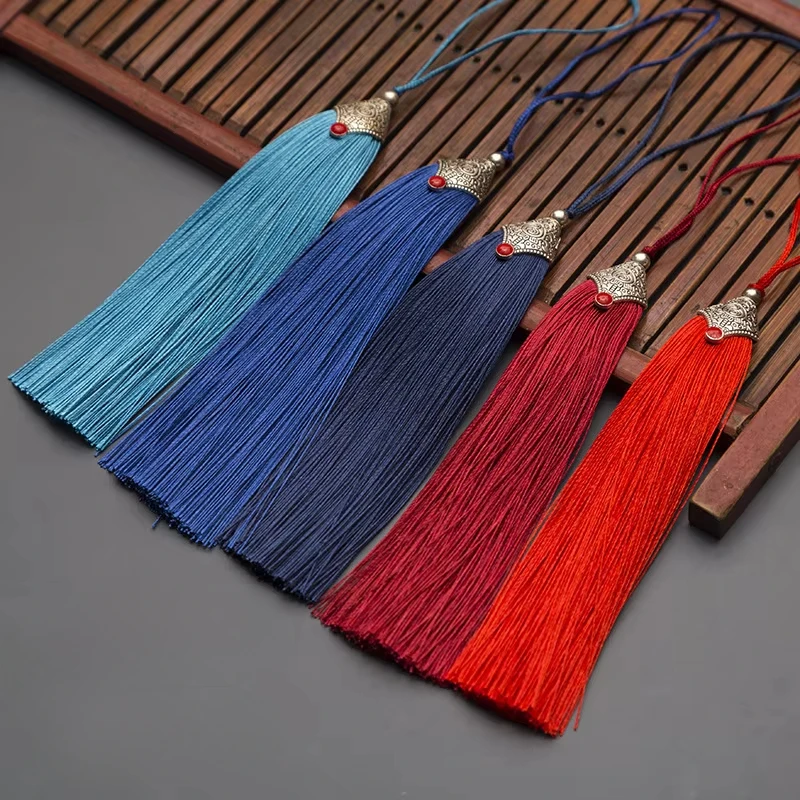 11cm Lengthened Tassel Clothing Pendant Curtain Charm DIY Sewing Supplies Polyester Tassels for Crafts Curtain Trim Tassels