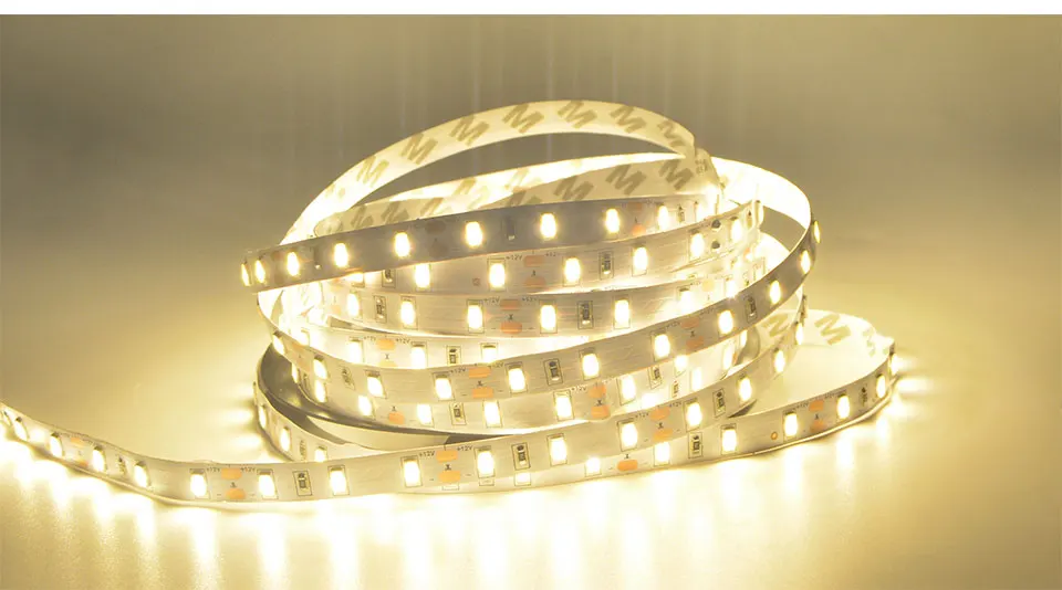 Description Picture 6 of itemDC12V 2835 RGB LED Strip Lights Diode Ribbon Tape Lamp 5M Soft Flexible Waterproof  For Bedroom Living Room Windowsill Lighting