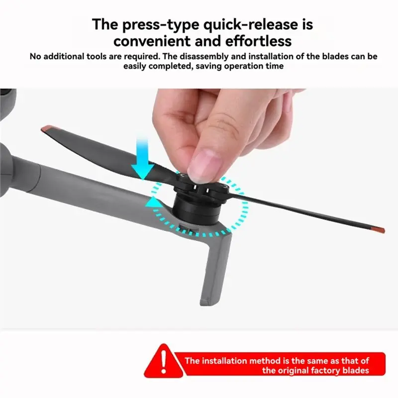 A08E-4 DJI Mini 5 Pro 교체용 프로펠러 보호 부품 드론 프로펠러 날개 액세서리