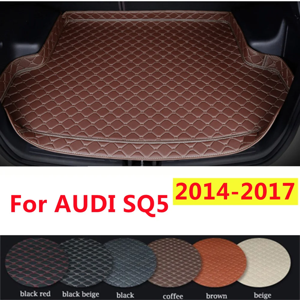 

Автомобильный коврик для багажника SJ с высокой стороной, подходит для AUDI SQ5 2017 2016 2015 2014 года, автомобильные аксессуары, Задняя подкладка для груза, коврик
