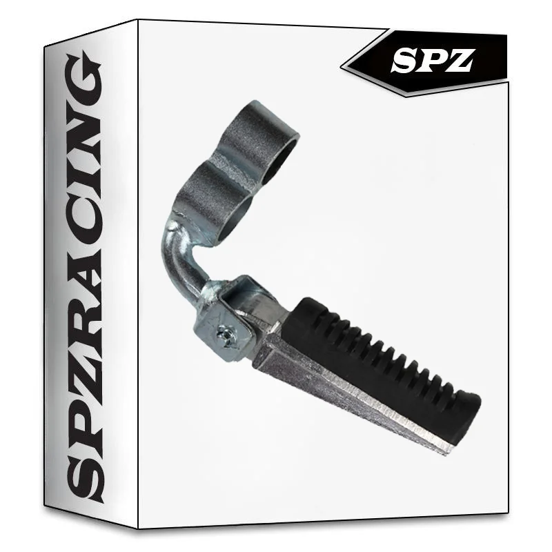 

Motorcycle Foot Pegs Rests Foldable Front Footpegs Shock Absorbing Pedal for Haojue Suzuki EN125 125cc 150cc CF Modified Parts