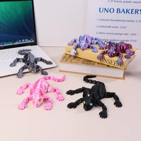 3D Printed Sphinx Cat 3D Printed Animal Toys Realistic Hairless Cat Figurines Articulated Cat Toys Cute Kitten Toys For Cat Love 1