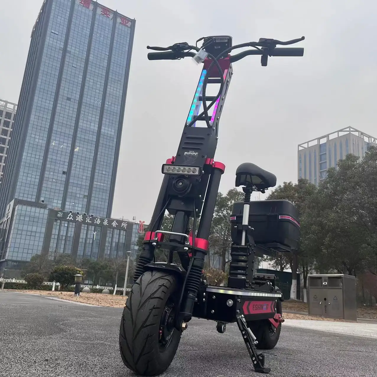 72V 84Volt 8000Watt 10000W 15000W Escooter Fast Speed 60-80Mph 13/14 Inch Fat Tire 300Km 100Ah Long Range Electric Scooter 72V