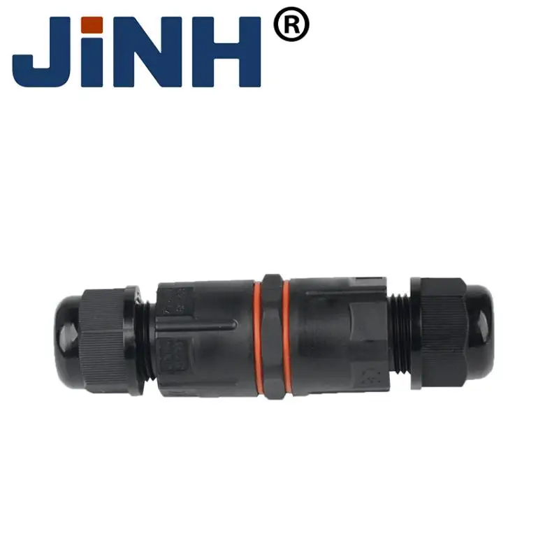 

Водонепроницаемый наружный соединитель для кабеля JINH IP68, быстроразъемный 3-контактный светодиодный фонарь, распределительная коробка 250 в 16 А, медь 6-11 мм