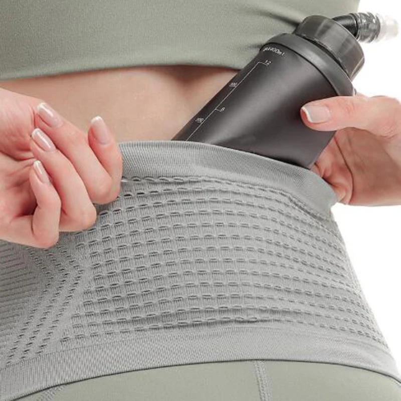 Seamless Invisible Running Waist Belt Bag Unisex Sports Fanny Pack Mobile Phone Bag Gym Running Fitness Jogging Run Cycling Bag