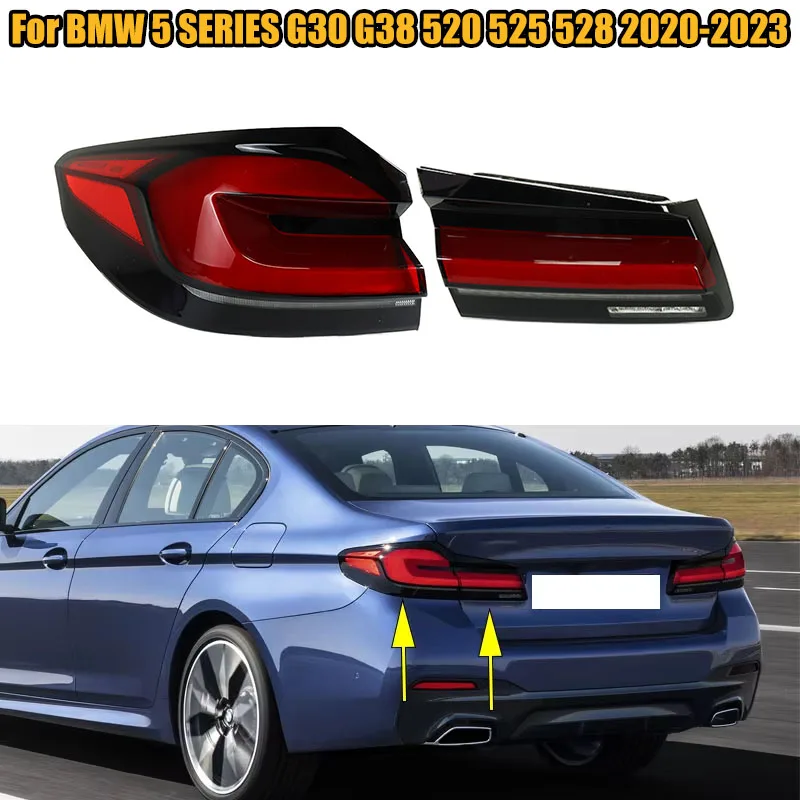 For BMW 5 SERIES G30 G38 520 525 528 2020-2023 Car Rear Taillight