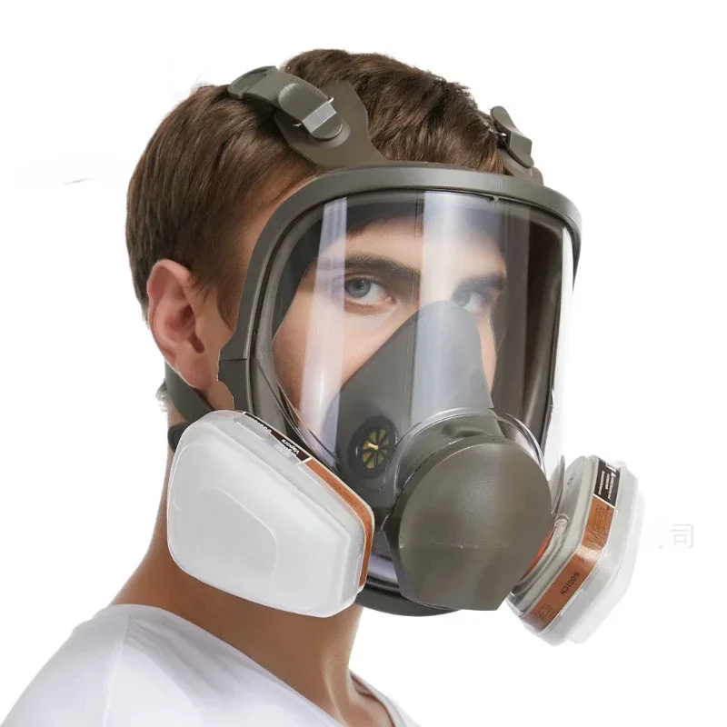 Anti-Fog 6800 Gas Mask Industrial Painting Spraying Respirator Safety Work Filter Dust Proof Full Face Formaldehyde Protection 5 Anti-Fog 6800 Gas Mask Industrial Painting Spraying Respirator Safety Work Filter Dust Proof Full Face Formaldehyde Protection 5