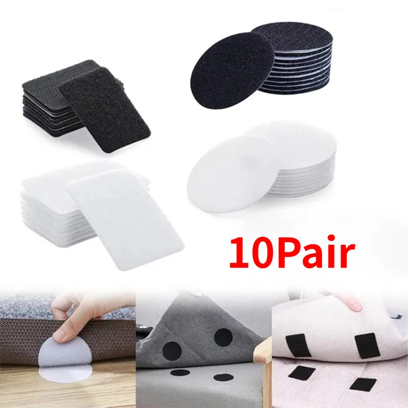 10 Pair Bed sheet fixing stickers seamless doublesided adhesive sofa