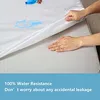 High Grade Waterproof Zippered Mattress Protector Cover Six-Side All-inclusive Bed Fitted Sheet Single Queen Size Bed Cover 4