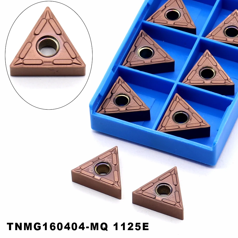 

TNMG160404-MQ 1125E Carbide Inserts External Turning Tool CNC Lathe Cutter Tools Metal Blade Turning Insert Cutting Tools