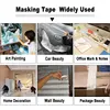 DELVTCH White Color Adhesive Masking Tape Bands Single Side Tearable Writable Office House Oil Painting Art Sketch Paper Sticker 2