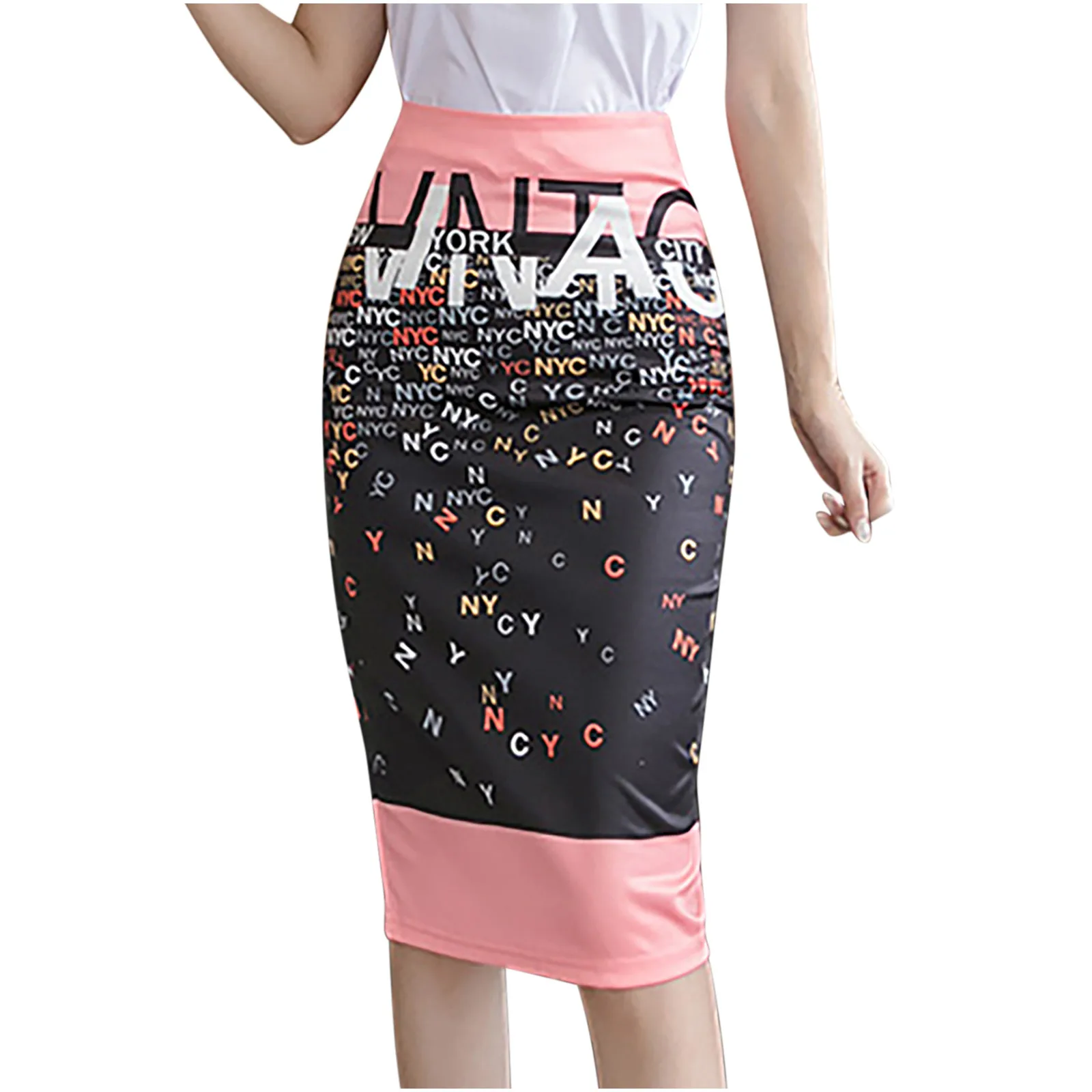 

Elegant Skirts For Women Clubs Slim Fit Festival Printed Bag Buttock Summer Skirt Sale Stylish And Fashion Design Faldas