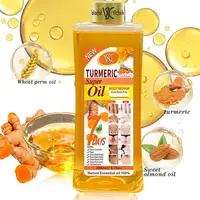 Huile de massage corporel, huile essentielle de curcuma/Rose/vitamine C, nourrit en profondeur, éclaircissant, lissant, aromathérapie pour la peau du corps 3