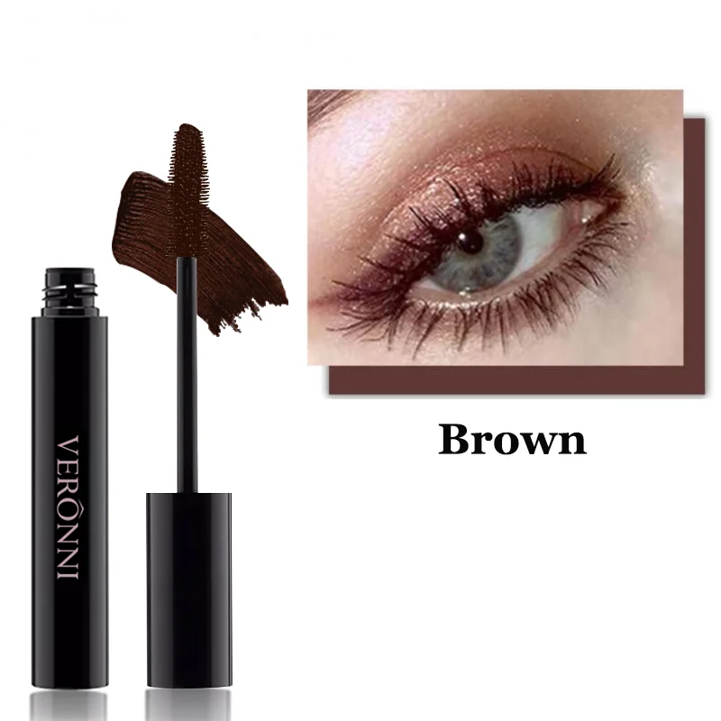 لون ماسكارا الرموش إطالة الماسكارا 4D ألياف الحرير...