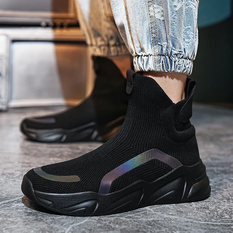 Men Sneakers Women Sneakers High-top Sock Sneakers