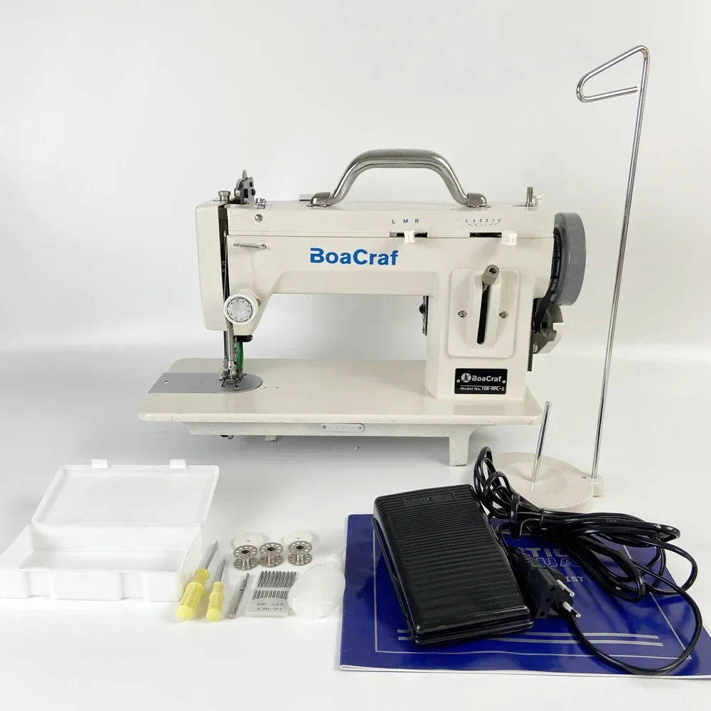 

220V/110V Thin Material Sewing Machine 7 Inch Fur Leather Fall Clothes Stitch with Zigzag Line Function