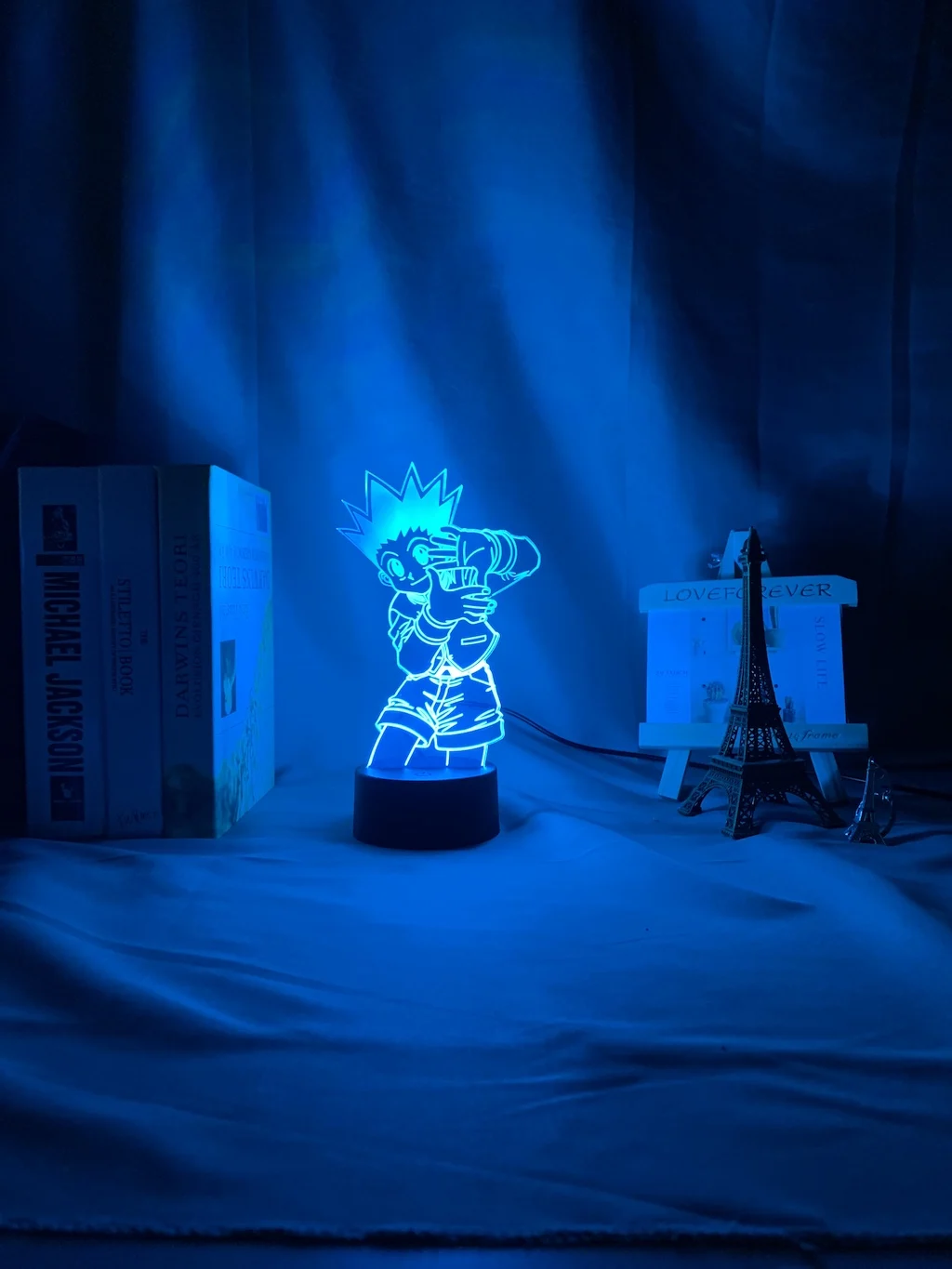 Nightlight para a Criança Decoração do Quarto Crianças Noite Figura Led Bateria Powered 3d Lâmpada Anime Hunter x Presente Luz Gon Css 7 Online shopping
