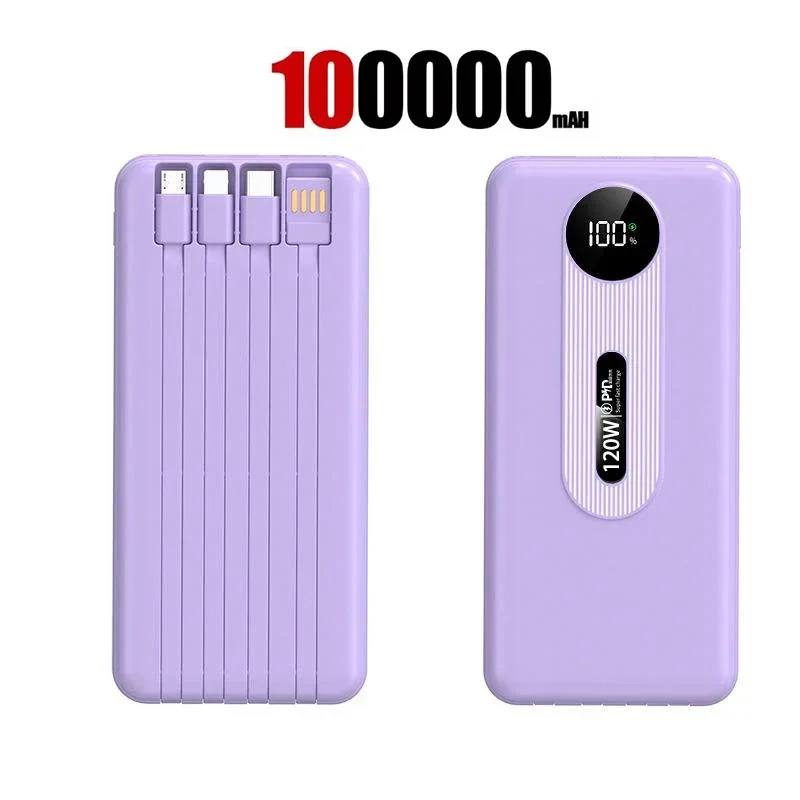 Purple 100000mAh