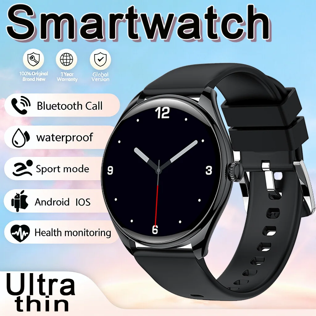 2026New Ultra thin Wireless Call SmartWatch Women Watches Men Sports Fitness Tracker Heart Rate Smartwatches GPS For Android IOS