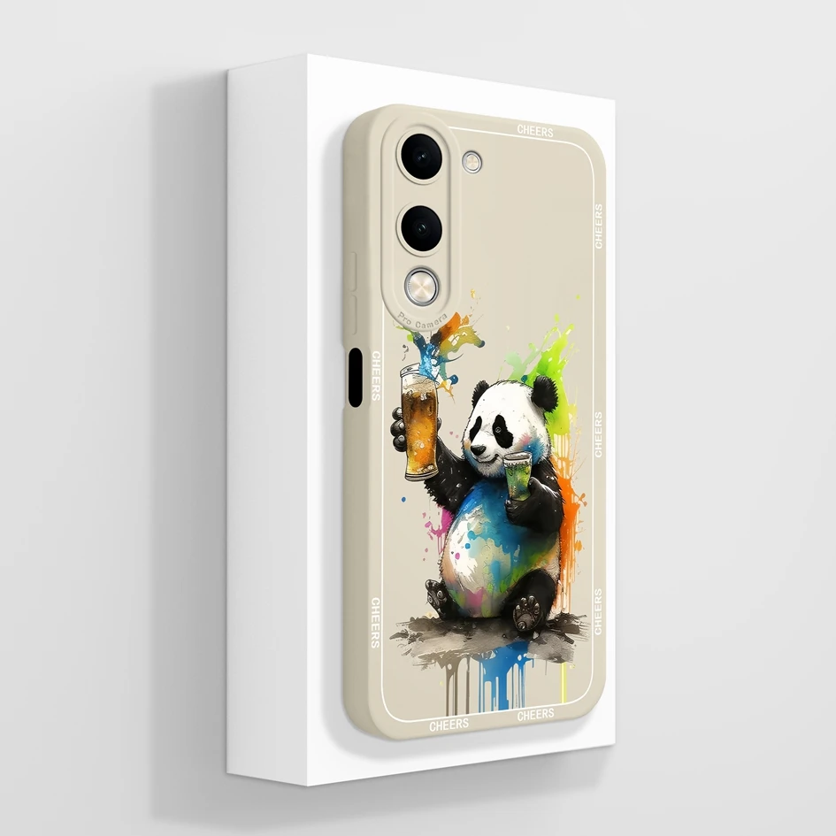 Cute Animal Pattern Slim Silicone Anti-Drop Phone Case - Durable Back Cover and Bumper Protection